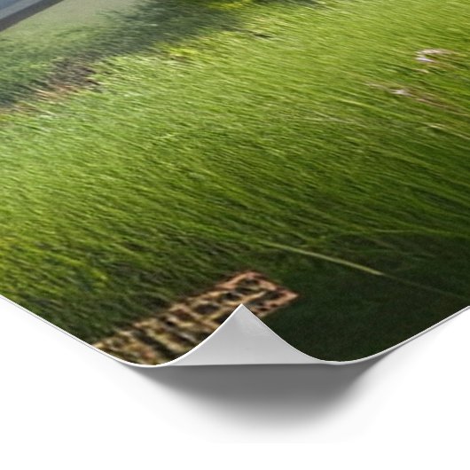 Wenn Roboter in den Himmel kommen, werden sie Gärt Poster (Ecke)