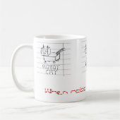 Wenn Roboterkatzenangriff Kaffeetasse (Links)