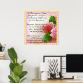 Wenn Rose im Himmel wachsen, wähle einen Haufen fü Poster (Heimbüro)