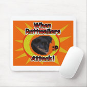 Wenn Rottweilers Angriff: p Mousepad (Mit Mouse)