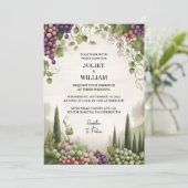 Wenn Saatgut ländliche Bauernhöfe Holz Obst Ivy We Einladung (Stehend Vorderseite)