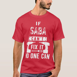 Wenn Saba es nicht kann, kann es niemand Hebräisch T-Shirt