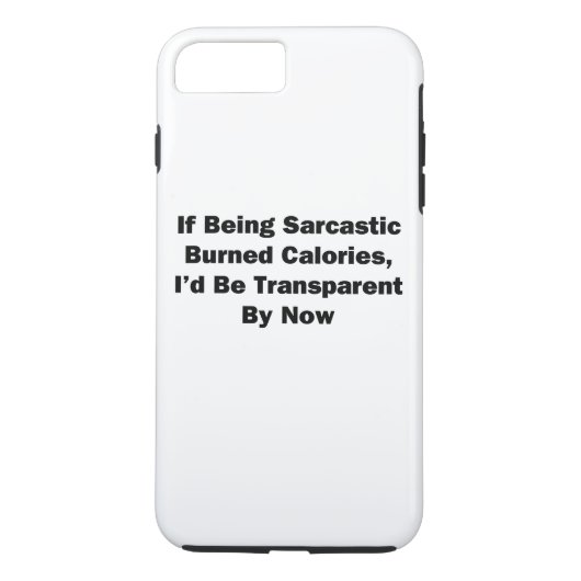 Wenn Sarcastic verbrannte Kalorien wäre Case-Mate iPhone Hülle (Rückseite)
