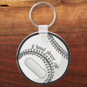 wenn Schlüsselkette gefunden wurde Schlüsselanhänger (Vorderseite)