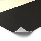 wenn Schnee beginnt zu schmelzen Poster (Ecke)