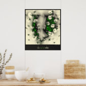 wenn Schnee beginnt zu schmelzen Poster (Küche)