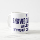 Wenn-Schnee-Boarding-war-EASY Kaffeetasse (Vorderseite Links)