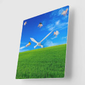 Wenn Schweine die Uhr am Fly Square halten (Winkel)