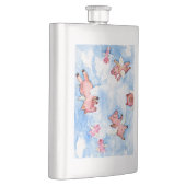 Wenn Schweine Flasche fliegen Flachmann (Rechts)