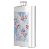 Wenn Schweine Flasche fliegen Flachmann (Links)