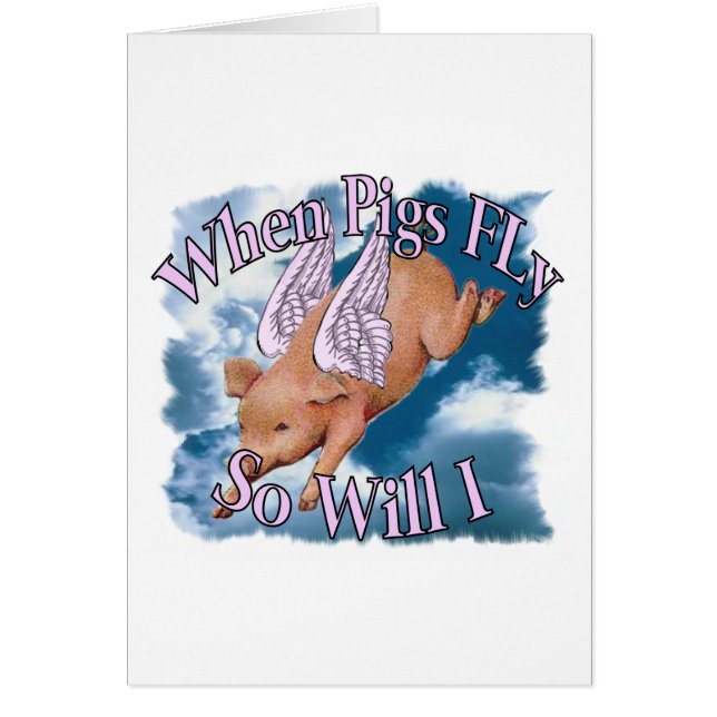 Wenn Schweine fliegen (Vorne)