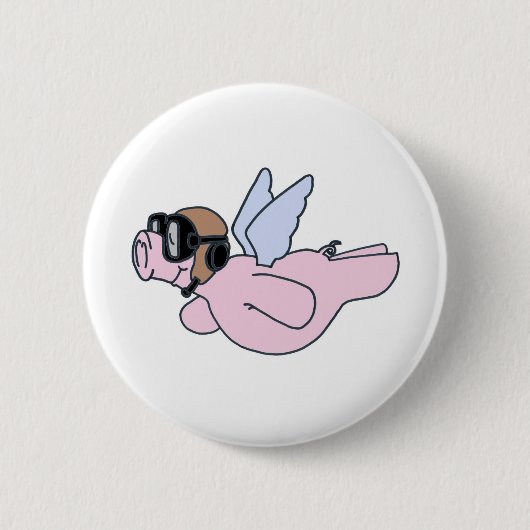 Wenn Schweine fliegen Button (Vorderseite)