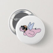 Wenn Schweine fliegen Button (Vorne & Hinten)