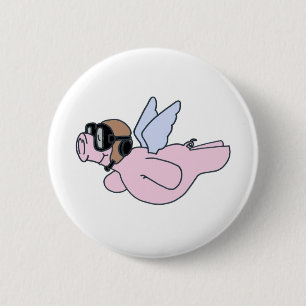 Wenn Schweine fliegen Button