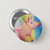 wenn Schweine fliegen Button (Vorne & Hinten)