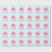 Wenn Schweine fliegen Geschenkpapier (Flach)