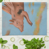 Wenn Schweine fliegen Handtuch (Gefaltet)