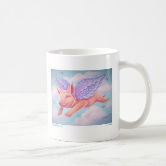 Wenn Schweine fliegen Kaffeetasse (Rechts)