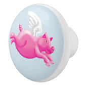 Wenn Schweine fliegen Keramikknauf (Rechts)