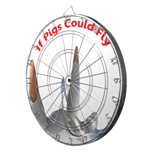 Wenn Schweine fliegen könnten Dartscheibe (Vorderseite rechts)