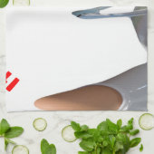 Wenn Schweine fliegen könnten Geschirrtuch (Gefaltet)