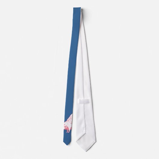 Wenn Schweine fliegen Krawatte (Rückseite)