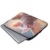 Wenn Schweine fliegen Laptopschutzhülle (Vorne Knopf)