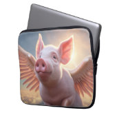 Wenn Schweine fliegen Laptopschutzhülle (Vorderseite Links)