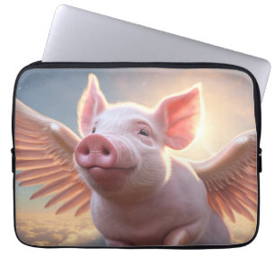 Wenn Schweine fliegen Laptopschutzhülle