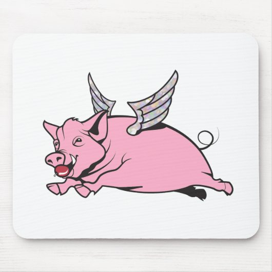 wenn Schweine fliegen Mousepad (Vorne)