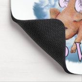 Wenn Schweine fliegen Mousepad (Ecke)