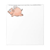 Wenn Schweine fliegen Notizblock (Vorderseite)