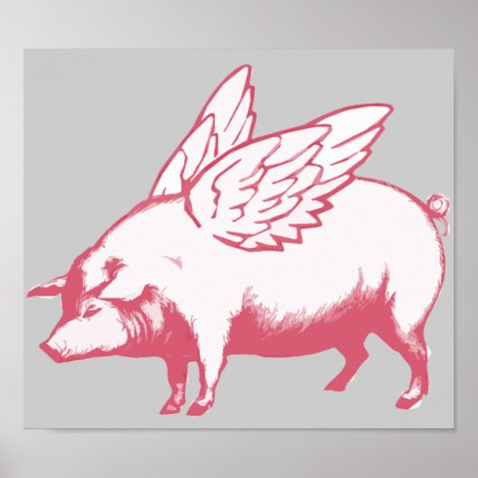Wenn Schweine fliegen Poster (Vorne)