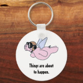 Wenn Schweine fliegen Schlüsselanhänger (Vorderseite)