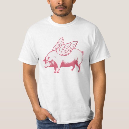 Wenn Schweine fliegen T-Shirt (Vorderseite)