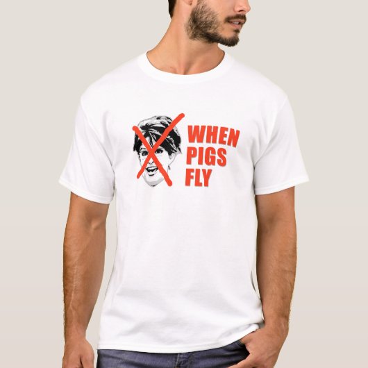 WENN SCHWEINE FLIEGEN T-Shirt (Vorderseite)