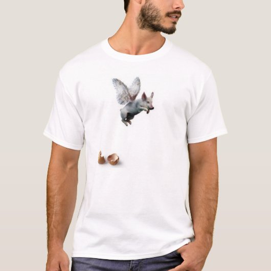 wenn Schweine fliegen T-Shirt (Vorderseite)