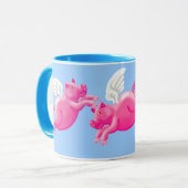 Wenn Schweine fliegen Tasse (Vorderseite Links)