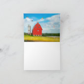 Wenn Schweine Flugkarte haben Karte (Innenseite)