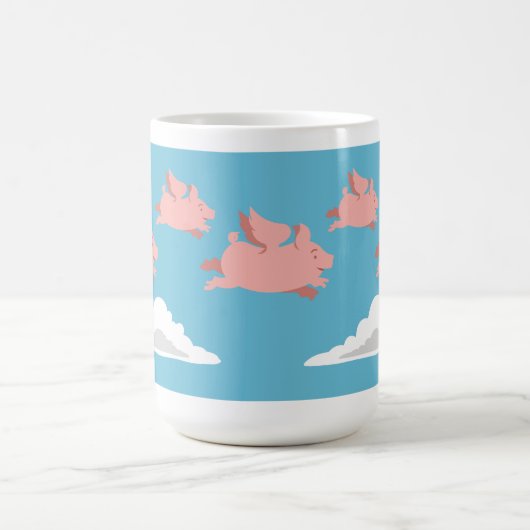 'Wenn Schweine fly konnten Kaffeetasse (Mittel)