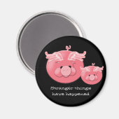 Wenn Schweine Fly Magnet (Vorderseite/Rückseite)