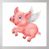 Wenn Schweine Fly Poster (Vorne)