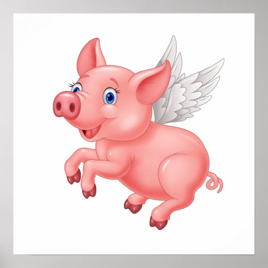 Wenn Schweine Fly Poster (Vorne)