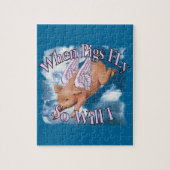 Wenn Schweine Größen des Puzzlespiels (2) fliegen Puzzle (Vertikal)