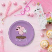 Wenn Schweine im Jahr des Schweins fliegen Pappteller (Party)