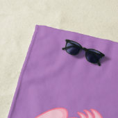 Wenn Schweine im Jahr des Schweins fliegen Strandtuch (Beispiel)