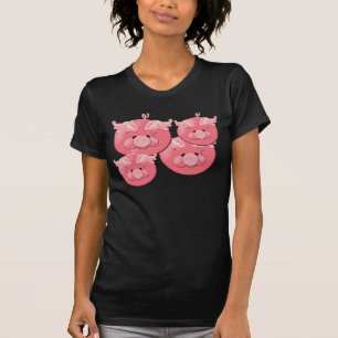 Wenn Schweine T - Shirt fliegen