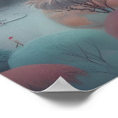 Wenn Schweine über Paradiesposter fliegen könnten Poster (Ecke)