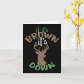 Wenn sein Jagdziel unter Hirschjäger Humo brach Karte (Gelbe Blume)