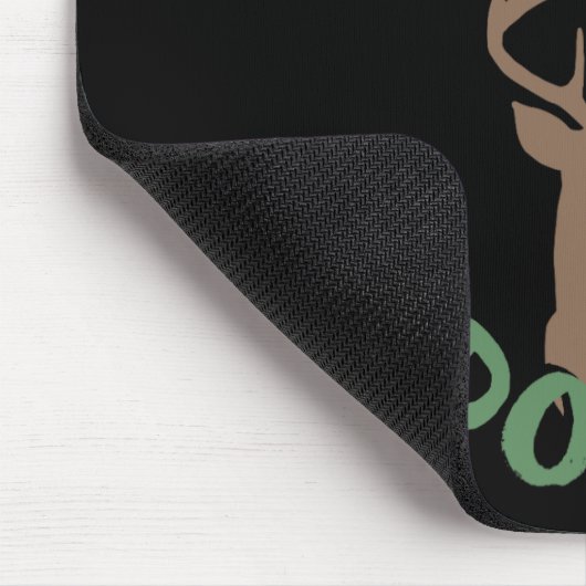 Wenn sein Jagdziel unter Hirschjäger Humo brach Mousepad (Ecke)